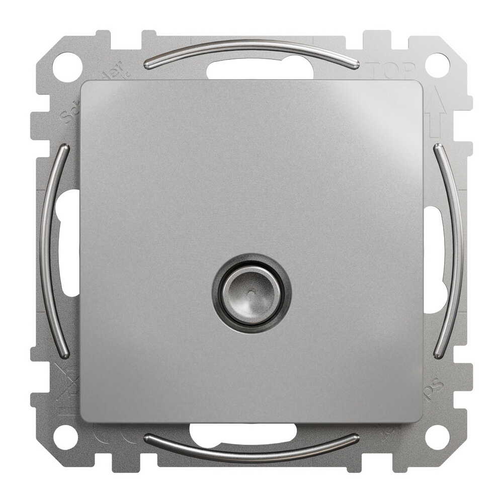 Розетка Schneider Sedna Design алюминий TV  конечная ( SDD113471 )